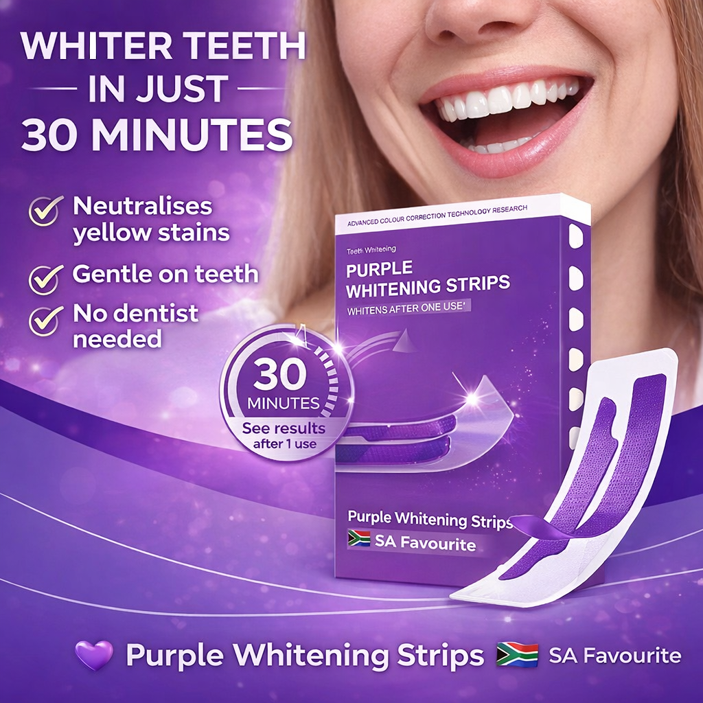 Purple Whitening Strips - 2 Pack Bundle